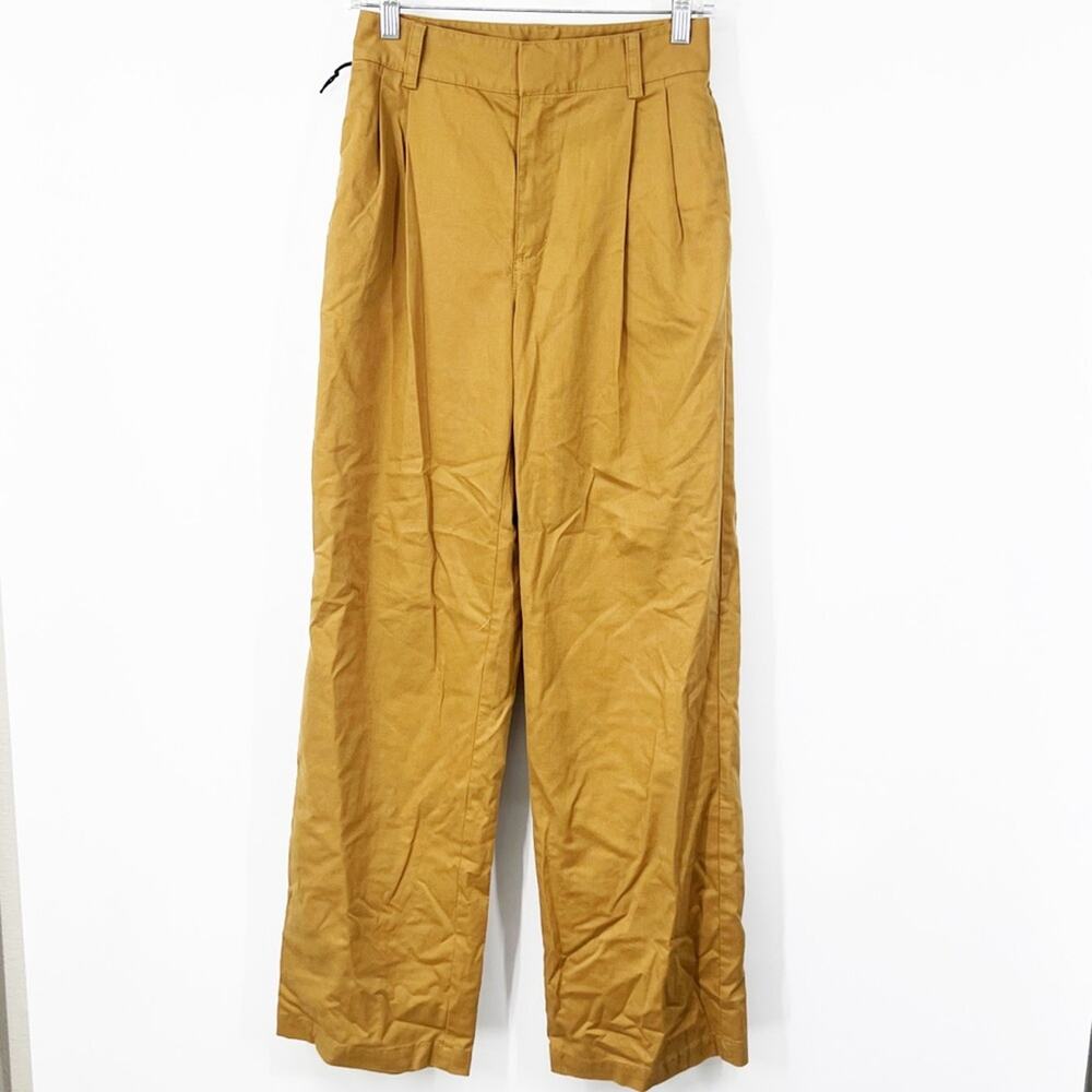 TNA Aritzia High Rise Pleated Trouser Pants NWOT